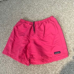 Patagonia Pink Swim Trunks 5 inch Inseam Size M